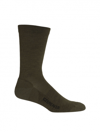 Outdoor - Sosete merino barbati ICEBREAKER Lifestyle Light Crew kaki