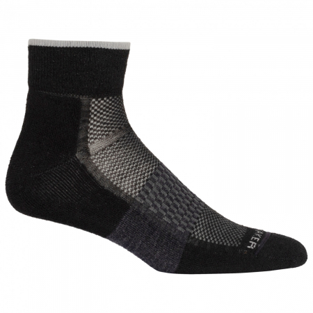 Outdoor - Sosete merino barbati ICEBREAKER Multisport LightMini negre