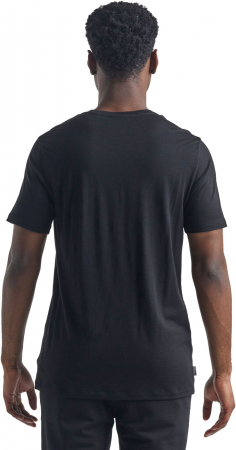 Tricou merino barbati ICEBREAKER TechLite SSCrewe Sheepdog negru [2]