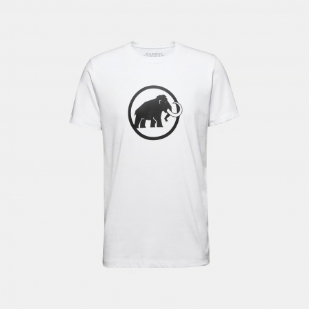 Outdoor - Tricou bumbac organic barbati MAMMUT Core Logo Classic alb