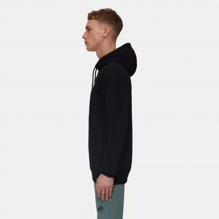 Hanorac cu gluga bumbac organic barbati MAMMUT Original negru [4]