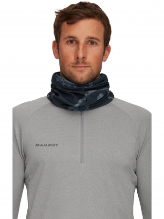 Bandana multifunctionala tubulara unisex Mammut Neck Gaiter negru [1]