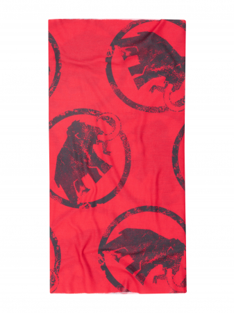Bandana multifunctionala tubulara unisex Mammut Neck Gaiter rosu [2]