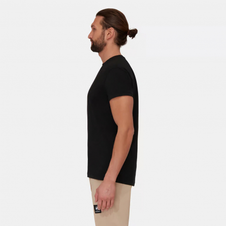 Tricou drumetie bumbac barbati MAMMUT Seon Original negru [3]