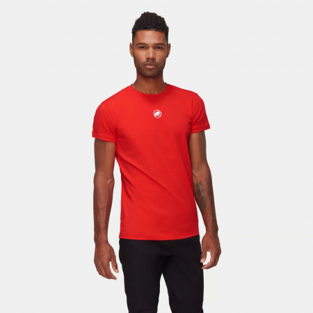 Tricou drumetie bumbac barbati MAMMUT Seon Original rosu [1]