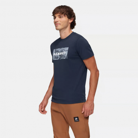 Tricou multifunctional barbati MAMMUT Trovat Logo bleumarin [1]