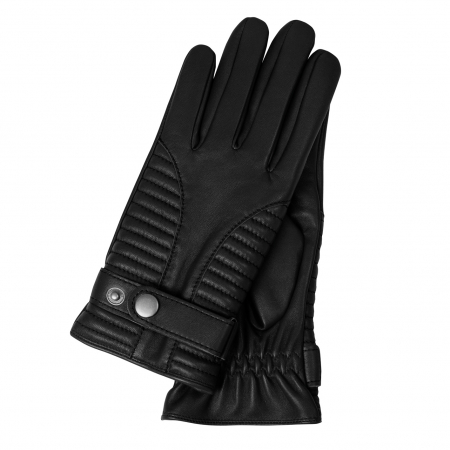 esarfe fulare manusi - Manusi clasice barbati AARON TOUCH piele negru 8.5