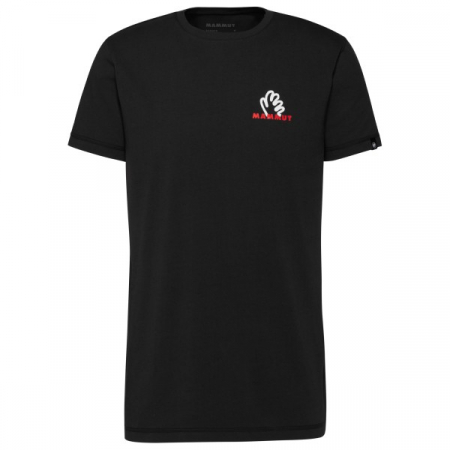 Outdoor - Tricou bumbac organic MAMMUT Massone tricou Hold negru