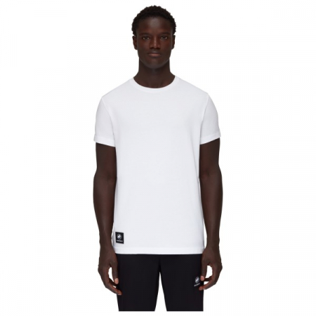 Tricou alpinism barbati MAMMUT Massone Patch alb [1]
