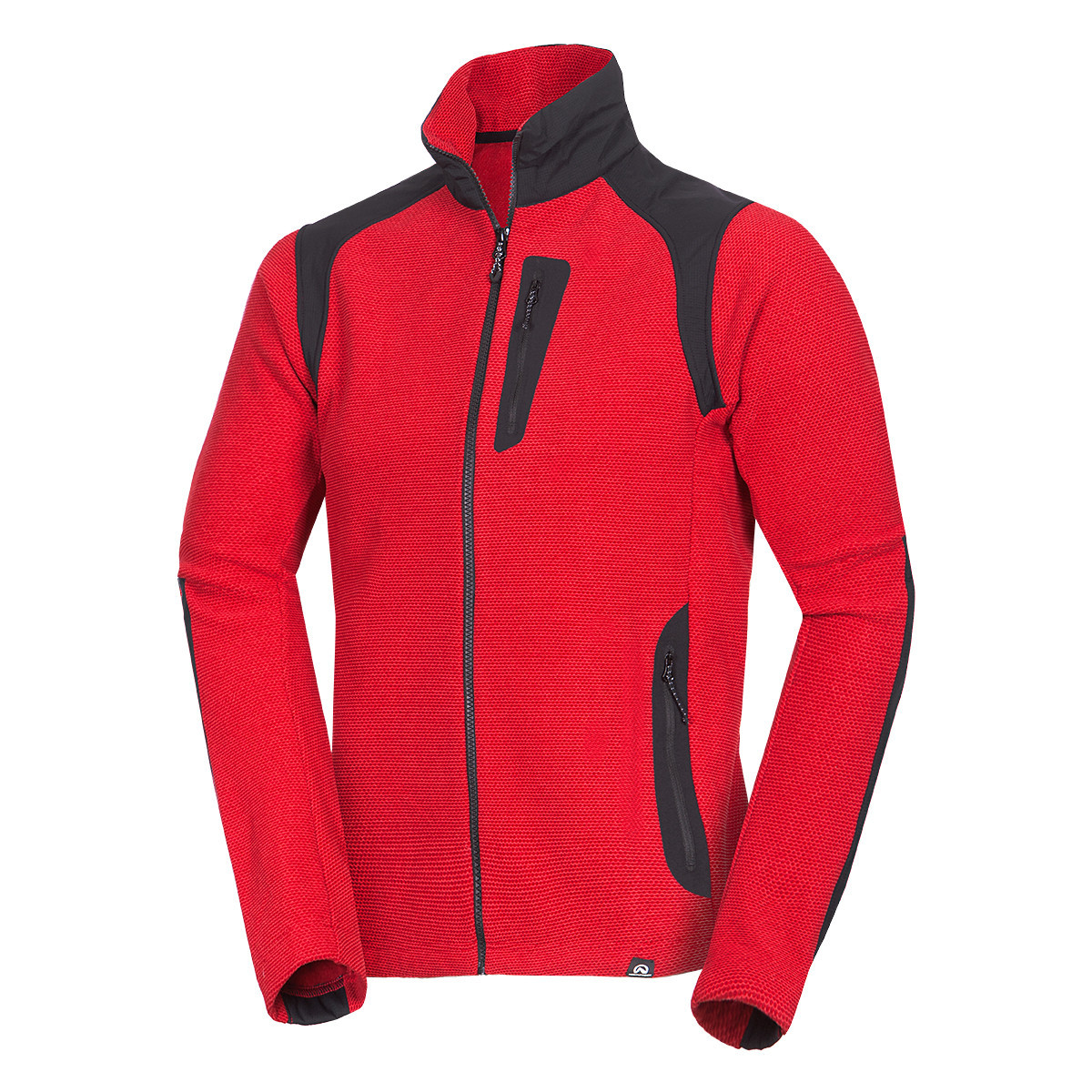 Outdoor - Bluza drumetie barbati fleece Polartec Micro 200 NORTHFINDER  SZYMON rosu/negru