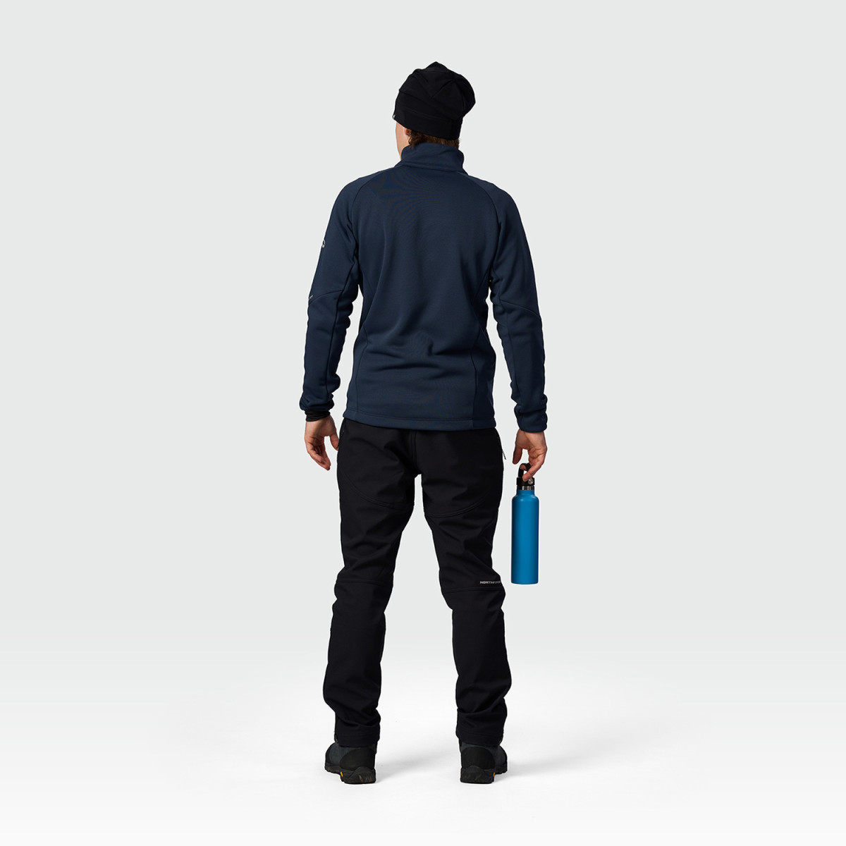 Hanorac fleece barbati NORTHFINDER YACAR bleumarin [4]