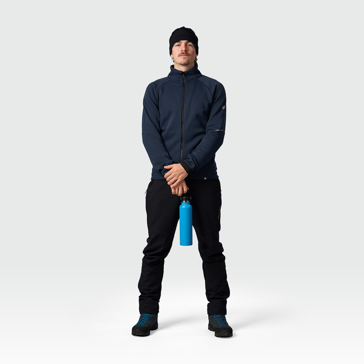 Hanorac fleece barbati NORTHFINDER YACAR bleumarin [3]