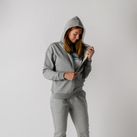 Bluza training bumbac femei NORTHFINDER BODA gri [1]
