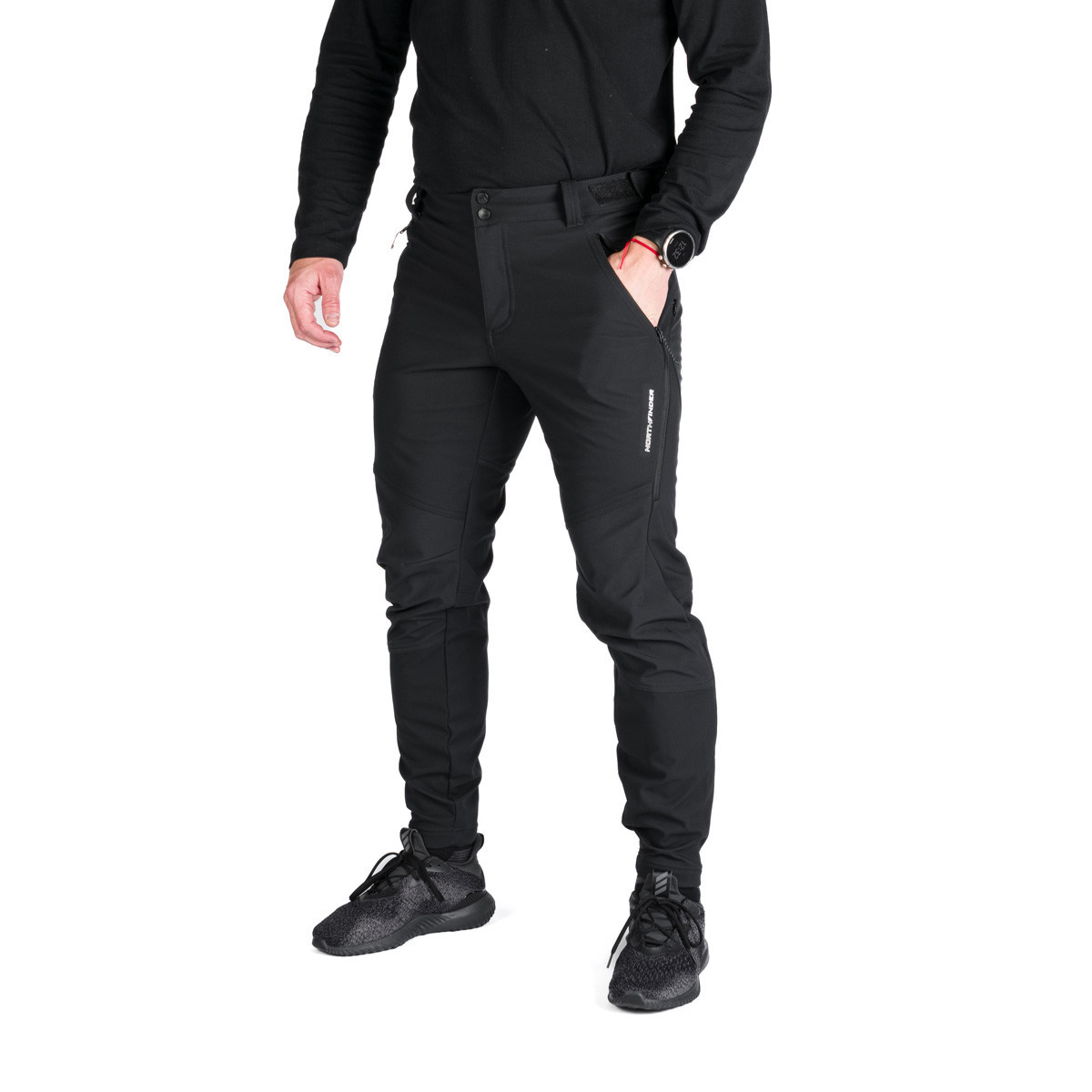 Pantaloni softshell 3L 10K/10K barbati NORTHFINDER Marcello negru [5]