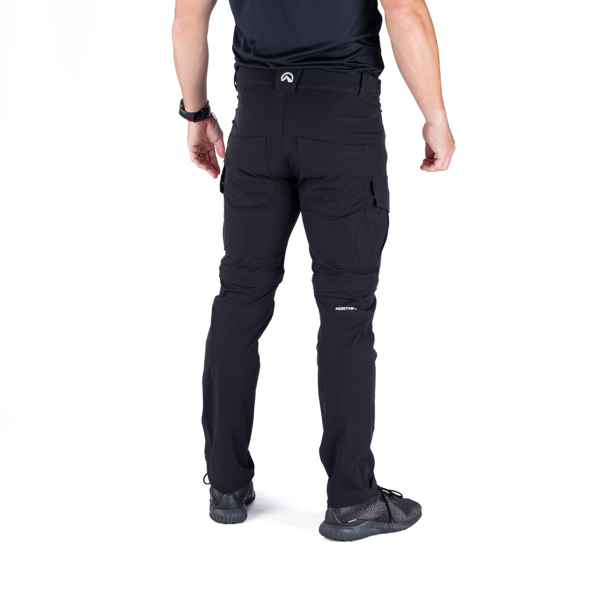 Pantaloni trekking cargo 2-in-1 barbati NORTHFINDER CARUSO negru [4]