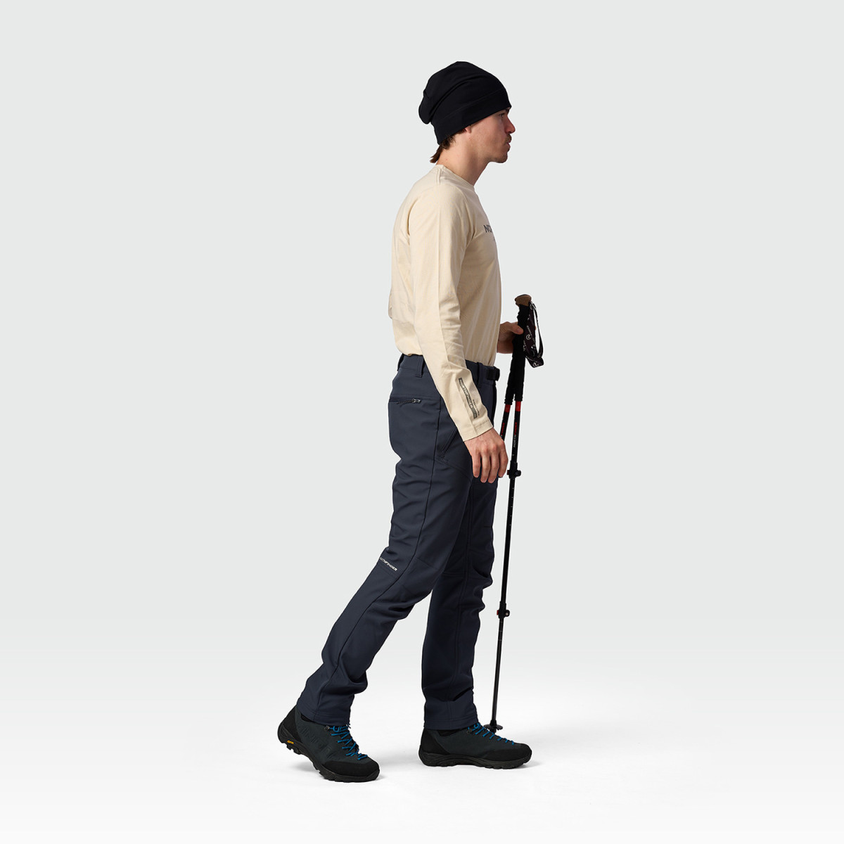 Pantaloni trekking softshell 3L barbati 5k/5k NORTHFINDER GOBERTO bleumarin [5]