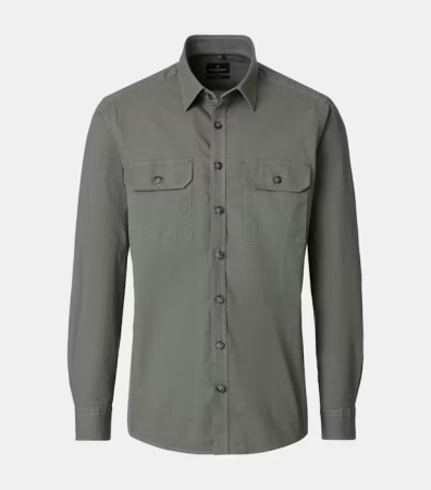 camasi maneca lunga - Camasa Overshirt babati CASA MODA kaki