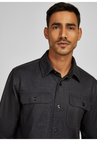 Camasa Overshirt barbati HECHTER antracit [3]