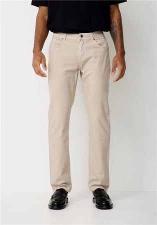 pantaloni 5 buzunare - Pantaloni subtiri bumbac/in 5 buzunare barbati PADDOCK'S BEN bej