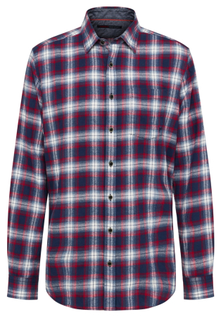 camasi dupa tipul croiului - Camasa flanel bumbac barbati PADDOCK'S rosu/a;bastru