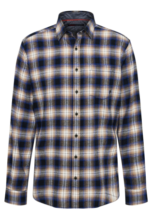 camasi dupa tipul croiului - Camasa flanel bumbac barbati PADDOCK'S bej/a;bastru