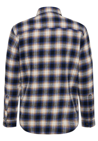 Camasa flanel bumbac barbati PADDOCK'S bej/a;bastru [1]