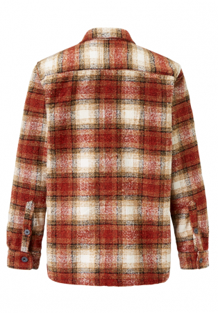 Camasa overshirt bumbac groasa barbati PADDOCK'S maro carouri [1]