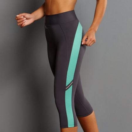 echipamente sportive - Colanti 3/4 sport femei ANITA Active negru/bleu