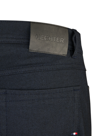 Pantaloni 5 buzunare barbati HECHTER 26050-152396 bleumarin bicolor [4]
