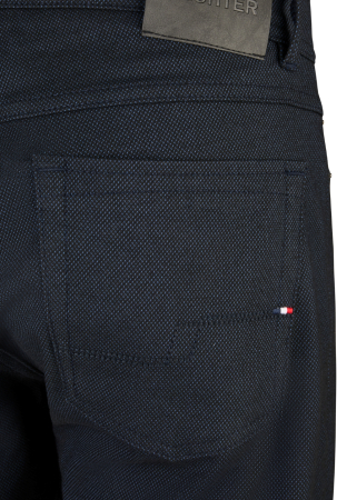 Pantaloni 5 buzunare barbati HECHTER 26050-152396 bleumarin bicolor [3]
