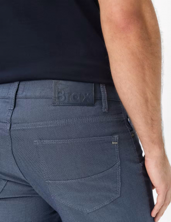 Pantaloni 5pkt barbati BRAX CADIZ TWO TONES Straight bleumarin [6]
