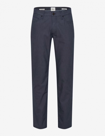 Pantaloni - Pantaloni 5pkt barbati BRAX CADIZ TWO TONES Straight bleumarin
