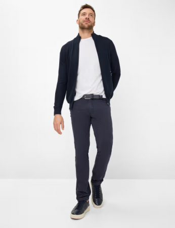 Pantaloni 5 buzunare bumbac barbati BRAX CHUCK Marathon Modern Fit bleumarin [5]