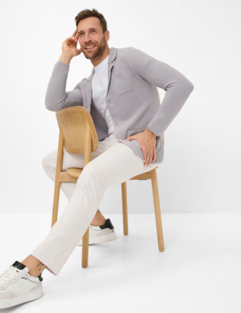 Pantaloni 5 buzunare bumbac barbati BRAX CHUCK Marathon Modern Fit bej [6]