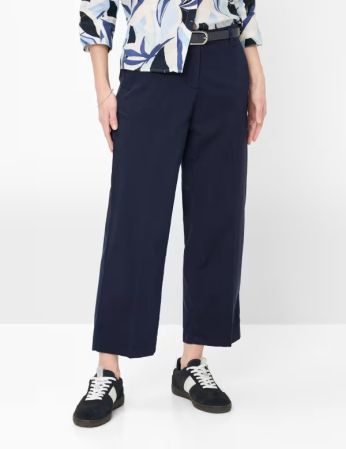 Pantaloni culotte bumbac/lyocell femei BRAX MAINE S bleumarin [1]