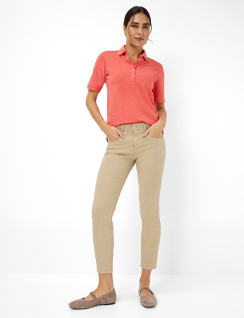 Pantaloni 5 buzunare bumbac/lyocell BRAX SHAKIRA S skinny bej [4]