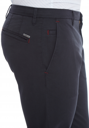 Pantaloni bumbac barbati W. WEGENER Slim Reno-5501 bleumarin [2]