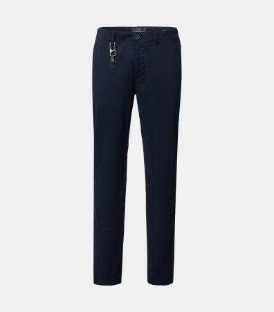 pantaloni chino - Pantaloni chino subtiri bumbac barbati CASA MODA bleumarin