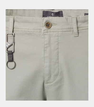 Pantaloni chino subtiri bumbac barbati CASA MODA verde deschis [2]
