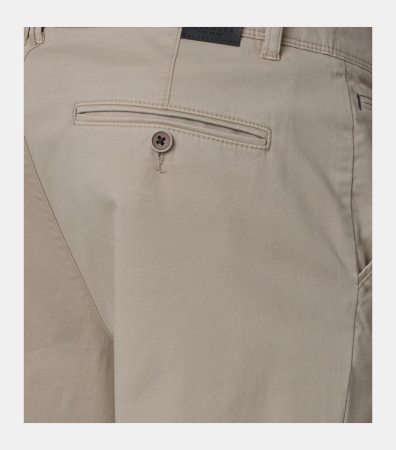 Pantaloni chino subtiri bumbac barbati CASA MODA bej [2]