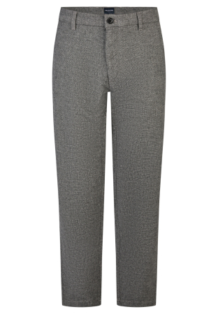 pantaloni chino - Pantaloni Chino bumbac barbati HECHTER wool-look alb/negru