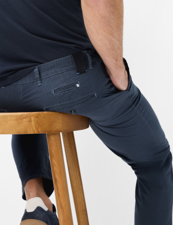 Pantaloni chino bumbac barbati BRAX FABIO bleumarin [4]