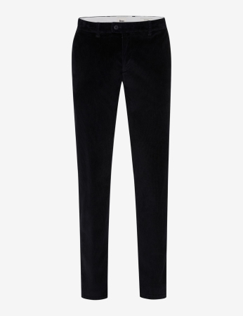 pantaloni chino - Pantaloni chino velur barbati BRAX FABIO IDX  bleumarin