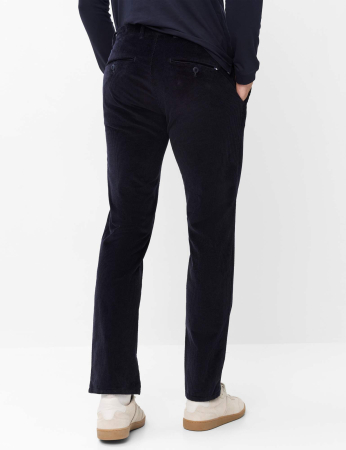 Pantaloni chino velur barbati BRAX FABIO IDX  bleumarin [4]