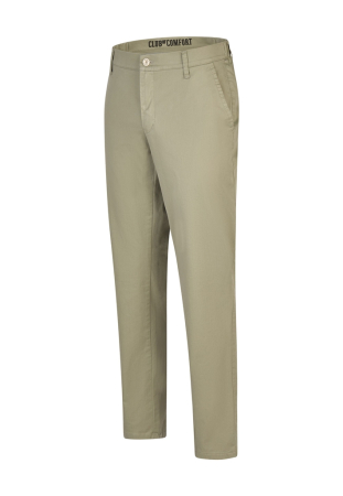 Pantaloni bumbac chino barbati CLUB of COMFORT Foxx 8170 kaki [2]
