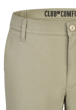 Pantaloni bumbac chino barbati CLUB of COMFORT Foxx 8170 kaki [3]