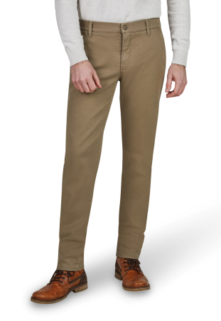 Pantaloni chino bumbac barbati CLUB of COMFORT Foxx Slim 8212 bej [3]