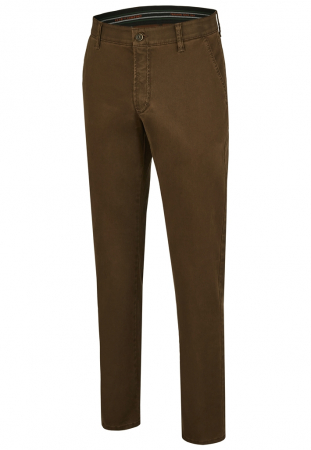 Pantaloni bumbac chino barbati CLUB of COMFORT Garvey 6421 maro [1]