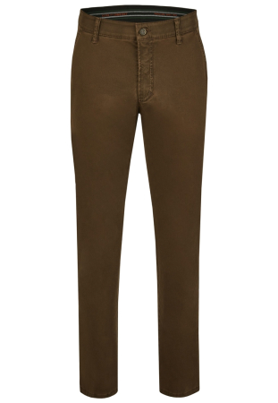 Pantaloni - Pantaloni chino bumbac barbati CLUB of COMFORT Garvey 6421 maro