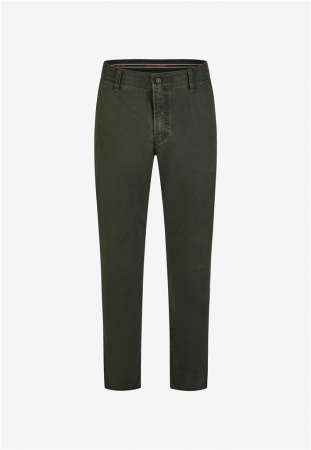 pantaloni chino - Pantaloni bumbac chino barbati CLUB of COMFORT Garvey 6421 verde